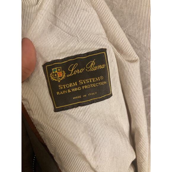 Loro Piana Storm System Brown Mid-length Jacket Luxury Wool/ Linen/ Silk ~ Sz 42 - Picture 6 of 12